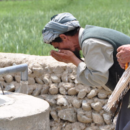 Dorfentwicklungsarbeit in Afghanistan